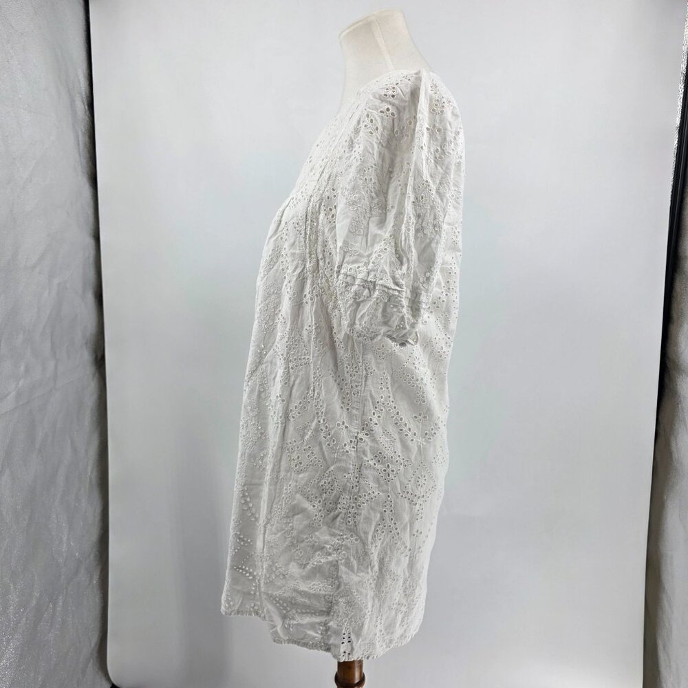 Sanctuary Eyelet, White 100% Cotton Dress Size S - Picture 5 of 10